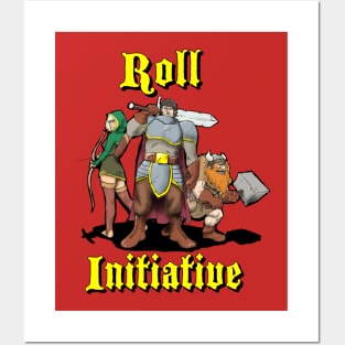 Roll Initiative Posters and Art